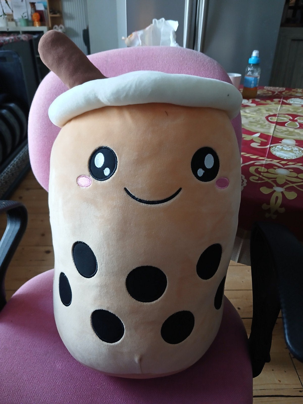 grote bubble tea knuffel., Enfants & Bébés, Overige karakters, Comme neuf, Autres types, Enlèvement