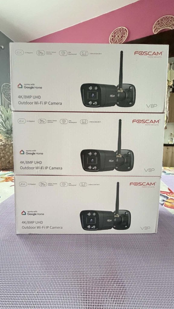 Camera Foscam V8P 4K 8MP Wifi neuf scellé - 70 ou 190 pour 3, Enlèvement ou Envoi, Neuf, Caméra extérieure
