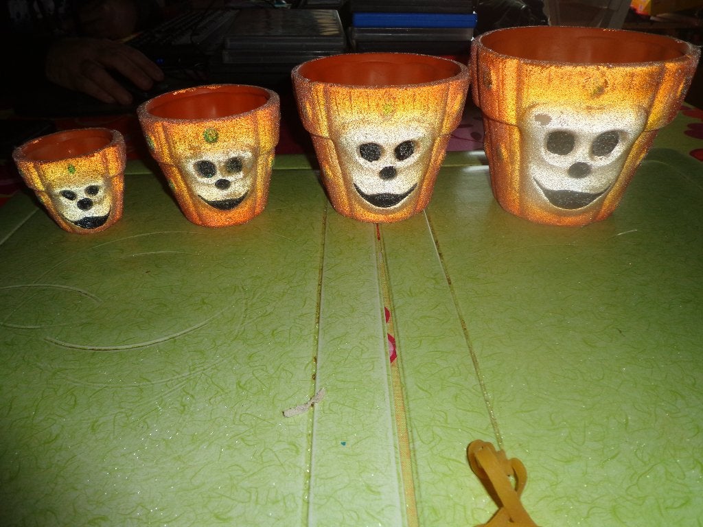 Bloempotjes Halloween, Overige materialen, Rond, Binnen, Ophalen of Verzenden