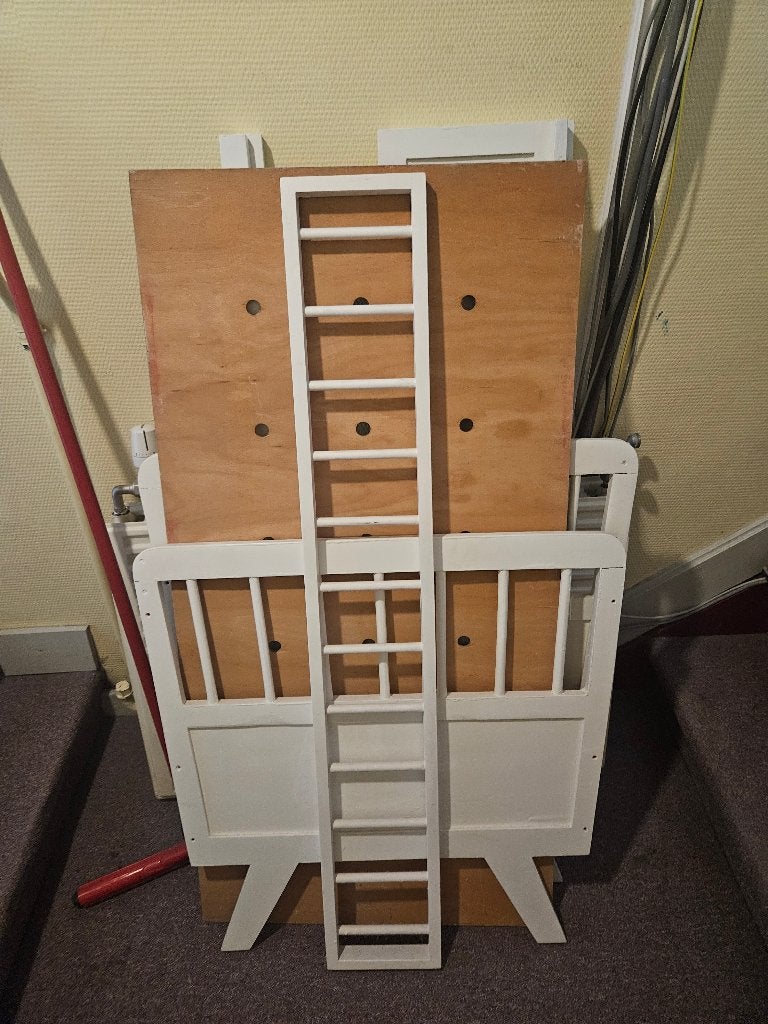 Vintage babybed, Enlèvement, Utilisé, Lit