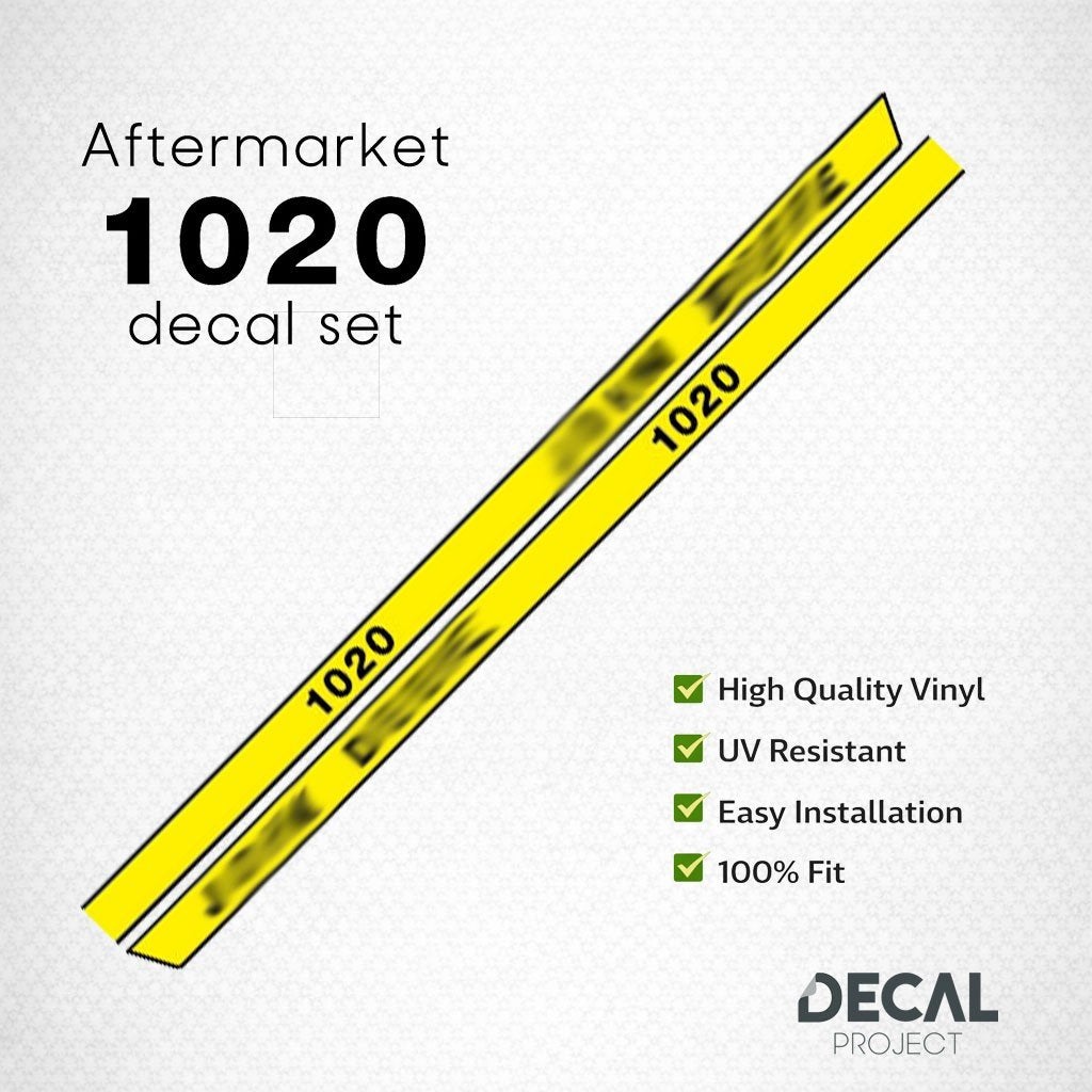 Autocollants de rechange John Deere 1020,1030,1035,1040,1050, Envoi