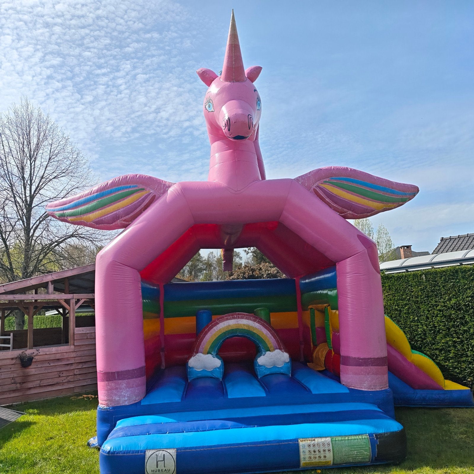 springkasteel te koop ! spotprijs, Ophalen, Gebruikt