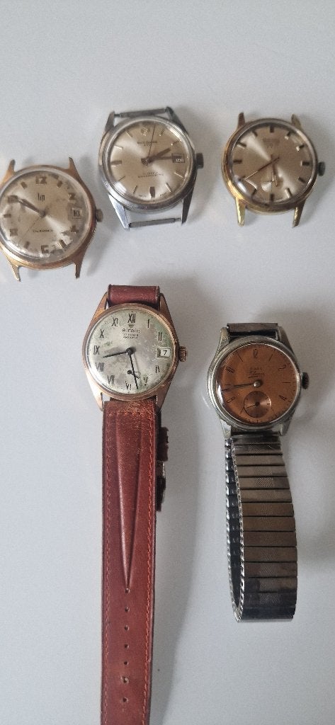 ​Collection Exclusive de Montres Vintage, Handtassen en Accessoires, Horloges | Heren, Ophalen, Overige materialen, Gebruikt, Polshorloge