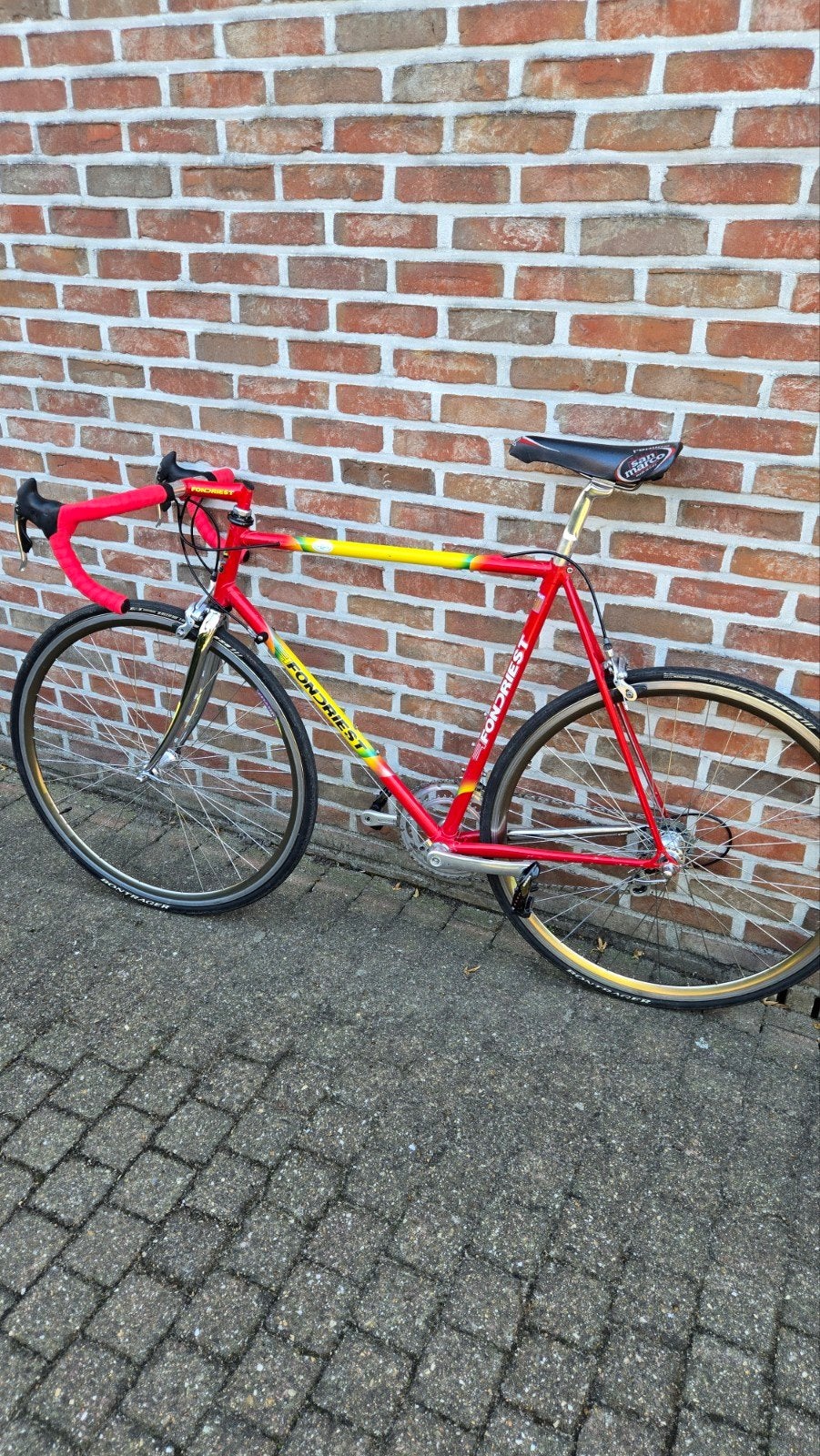 Fondriest - stalen koersfiets, Fietsen en Brommers, 28 inch, Gebruikt, Staal, 15 tot 20 versnellingen