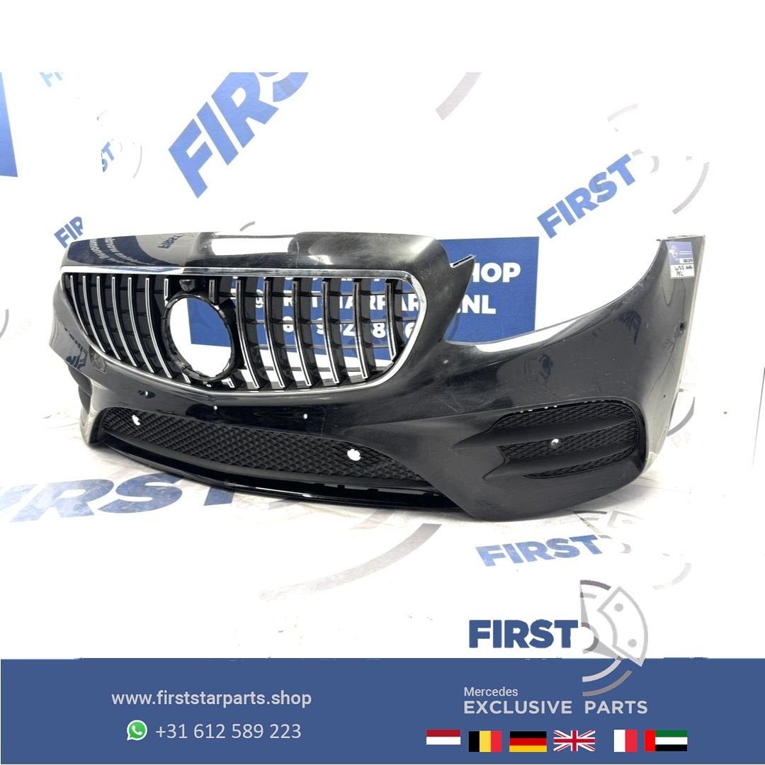W213 BUMPER AMG PAKKET E43 VOORBUMPER COMPLEET + GT GRIL S21, Auto-onderdelen, Gebruikt, -, Voor, Ophalen of Verzenden