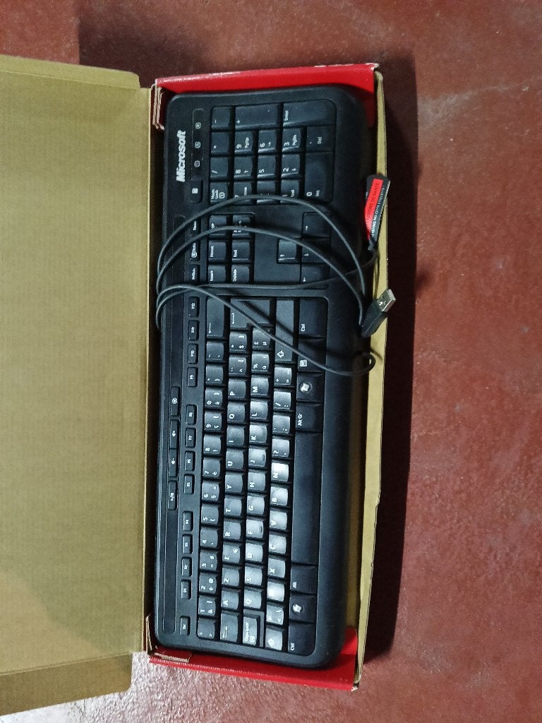 Toetsenbord, Ophalen, Azerty, Zo goed als nieuw, Microsoft