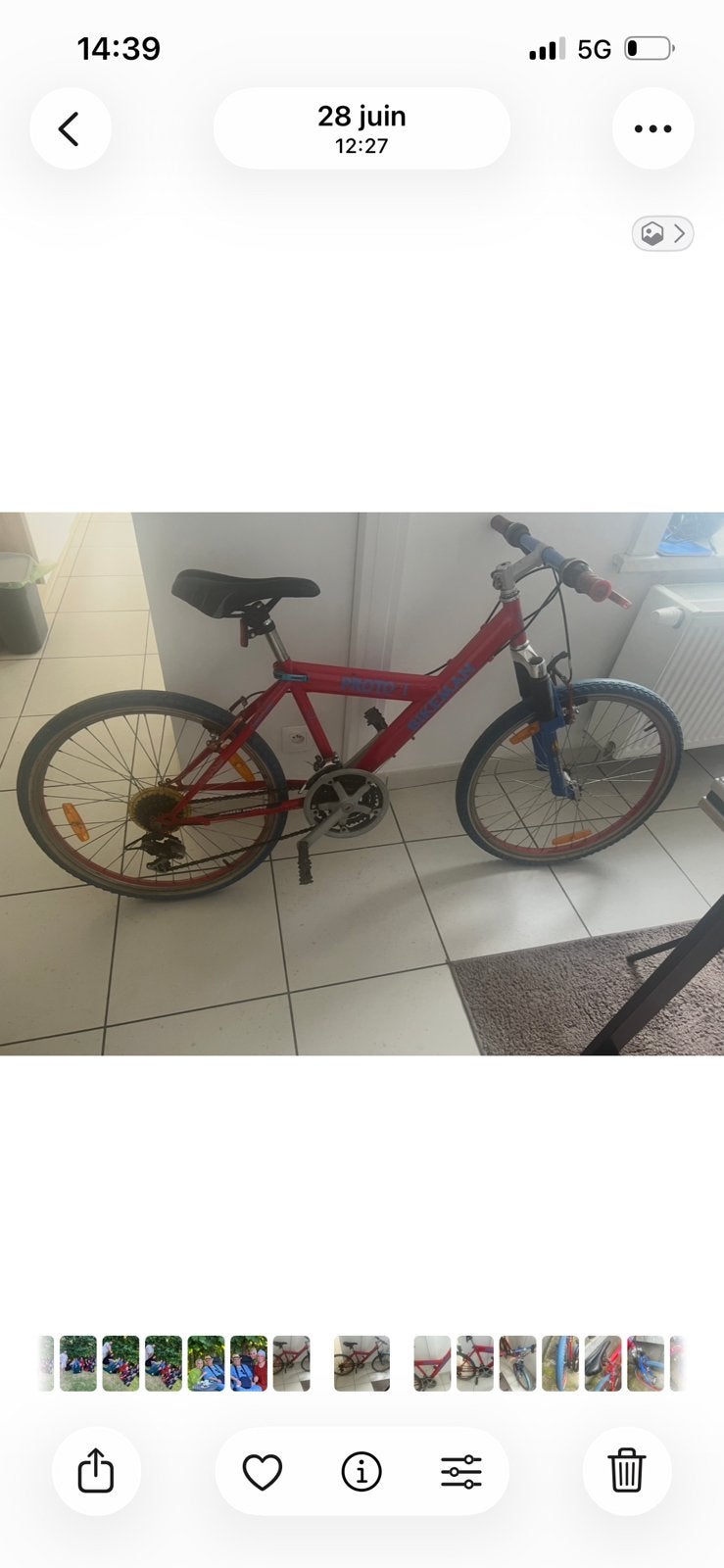 Velo pour enfants de 12 ans, Vélos & Vélomoteurs, Enlèvement ou Envoi, Comme neuf