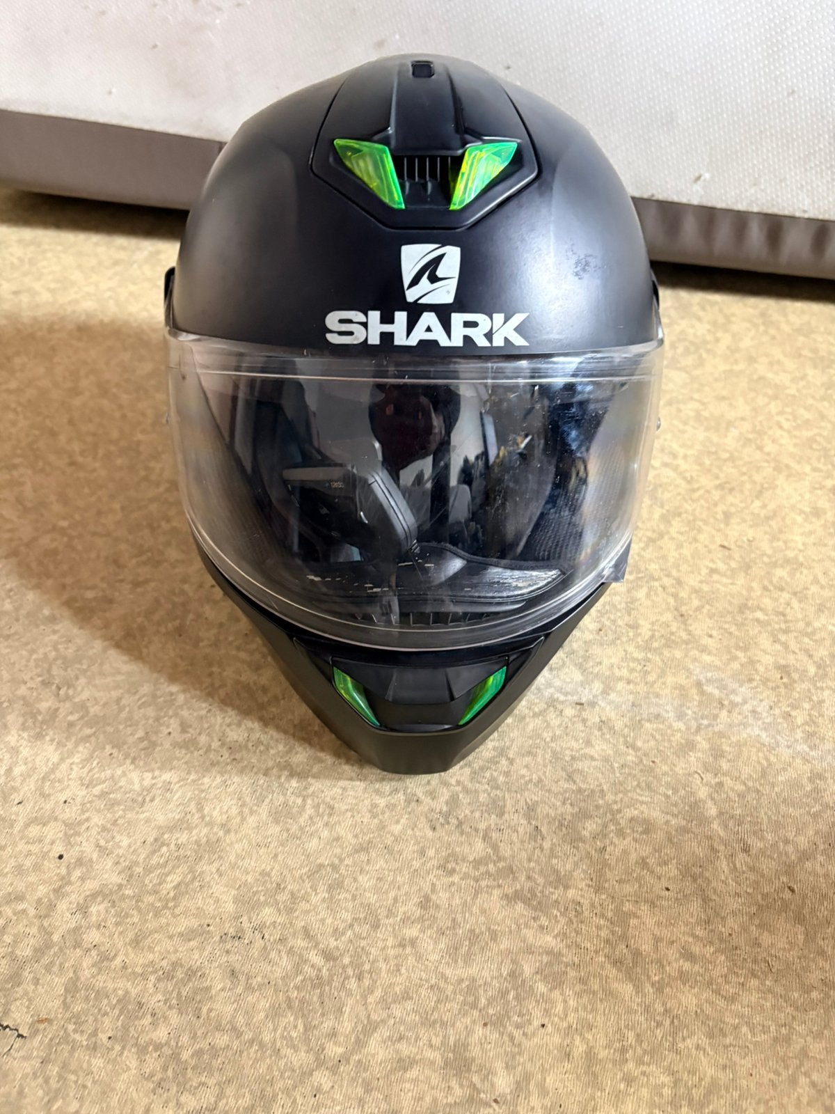 Motorhelm shark te koop ( M ), M, Seconde main, Shark, Enlèvement