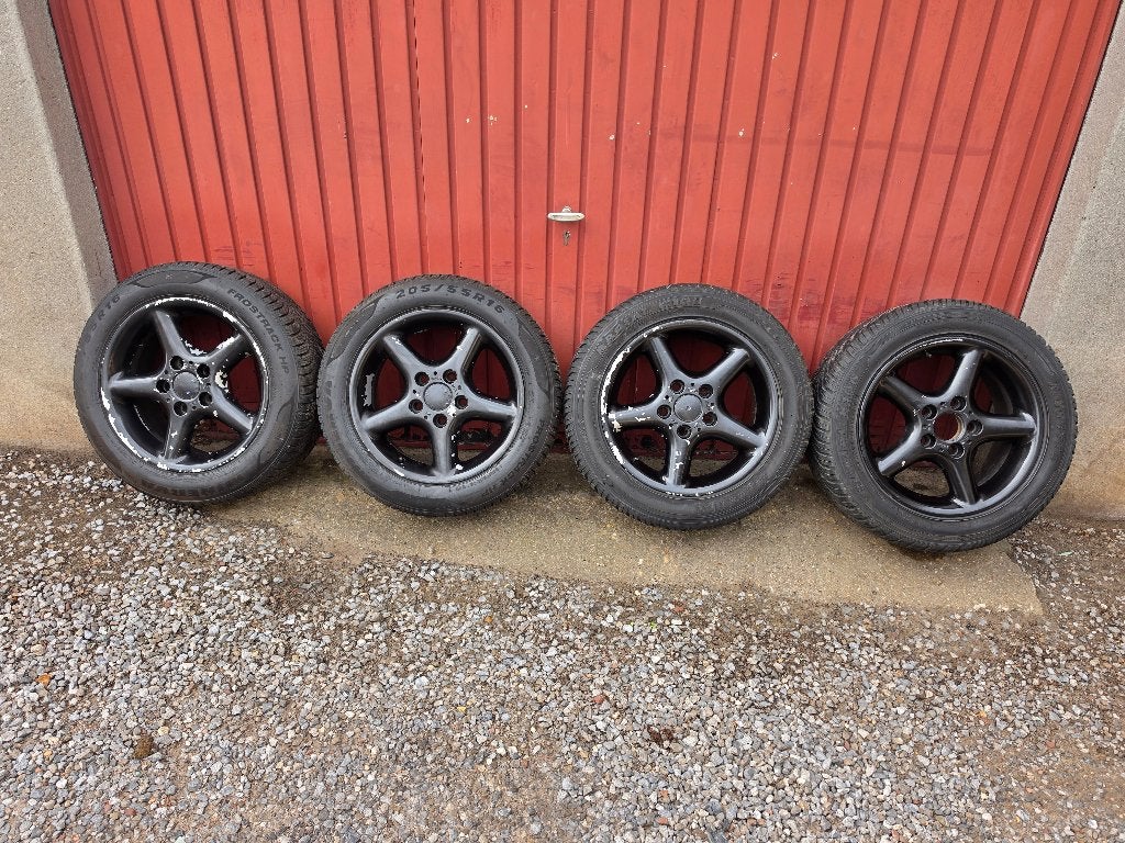 16" bmw velgen 5x120, Ophalen, Gebruikt, 16 inch, Banden en Velgen