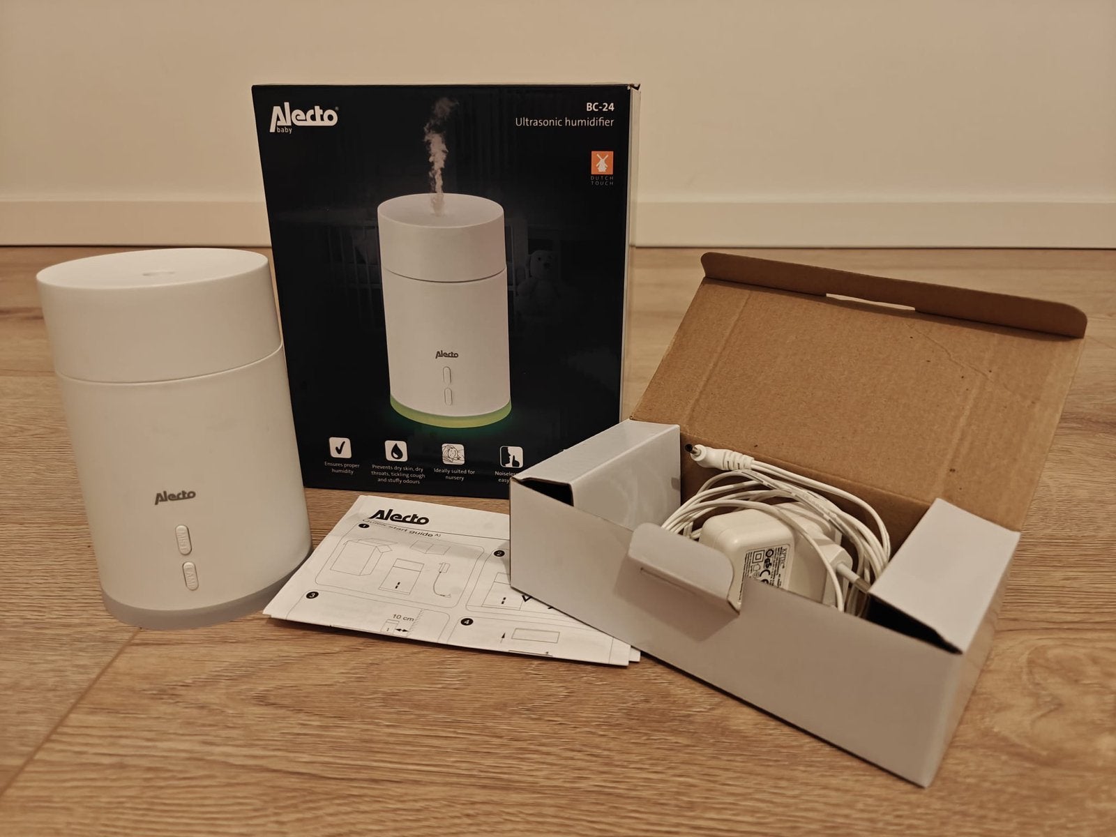 Alecto ultrasonic humidifier, Ophalen, Zo goed als nieuw, Luchtbevochtiger