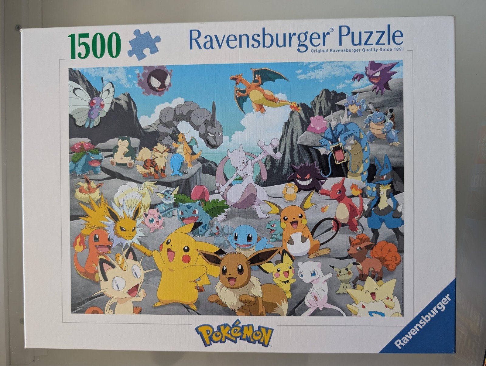 Puzzle Ravensburger Pokémon - 1500 pièces, Enlèvement, 500 à 1500 pièces, Comme neuf, Puzzle