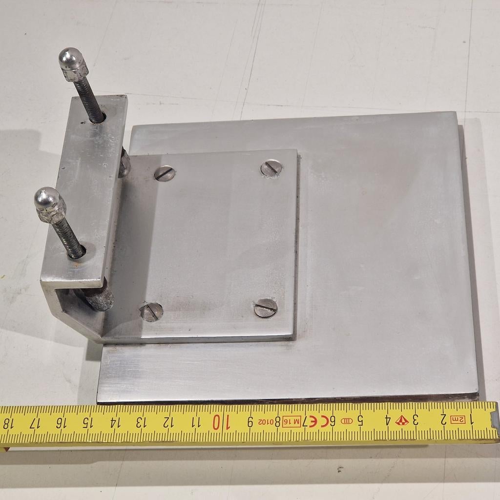 Gekleurde gevlamde aluminium Deurklink deurgreep vintage, Antiek en Kunst, Ophalen of Verzenden
