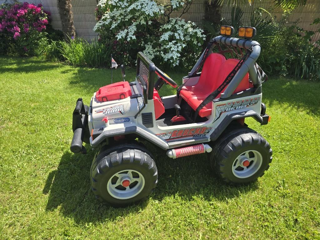 jeep voor 2 kindjes Peg Perego Gaucho, Kinderen en Baby's, Speelgoed | Buiten | Accuvoertuigen, Gebruikt, Ophalen