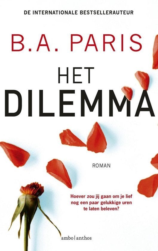 Het Dilemma - B.A. Paris, Enlèvement, Neuf