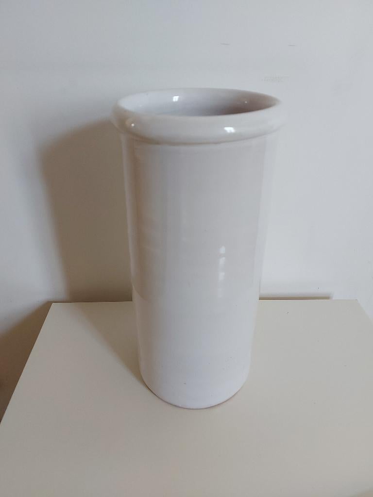 Grand vase en poterie émaillé, Moins de 50 cm, Poterie ou Porcelaine, Enlèvement, Utilisé