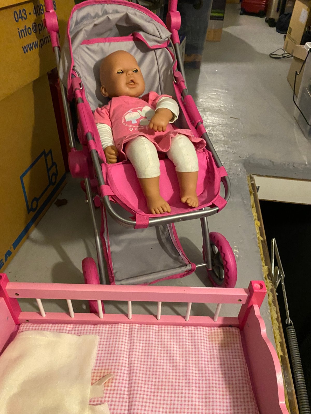 Buggy, bed en pop, Kinderen en Baby's, Ophalen, Zo goed als nieuw