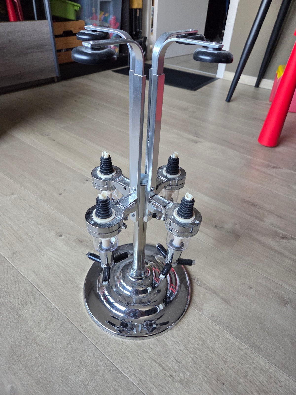 Drankdispenser voor flessen, Huis en Inrichting, Keuken | Keukenbenodigdheden, Ophalen, Nieuw, Zilver