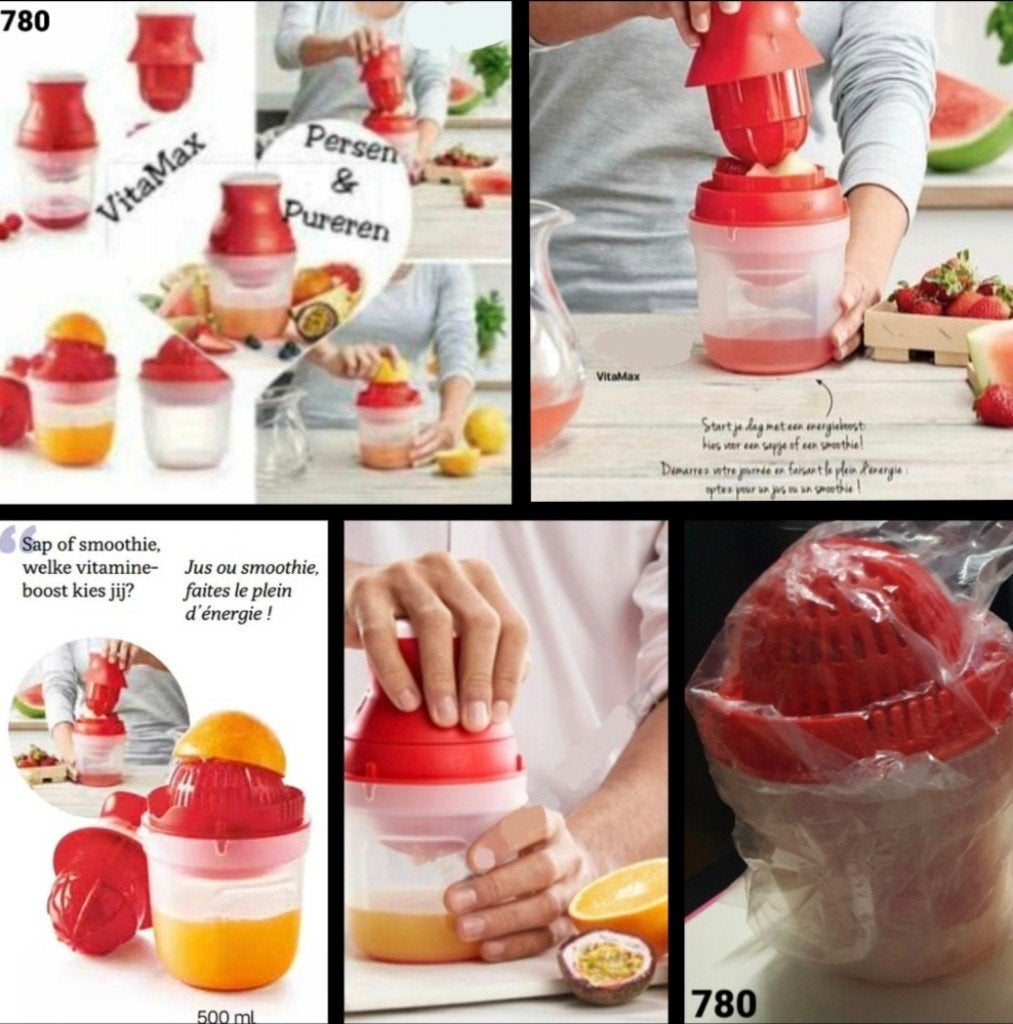 Tupperware Vitamax (citruspers) en Random (zie omschrijving), Neuf, Enlèvement ou Envoi, Autres couleurs, Compatible lave-vaisselle