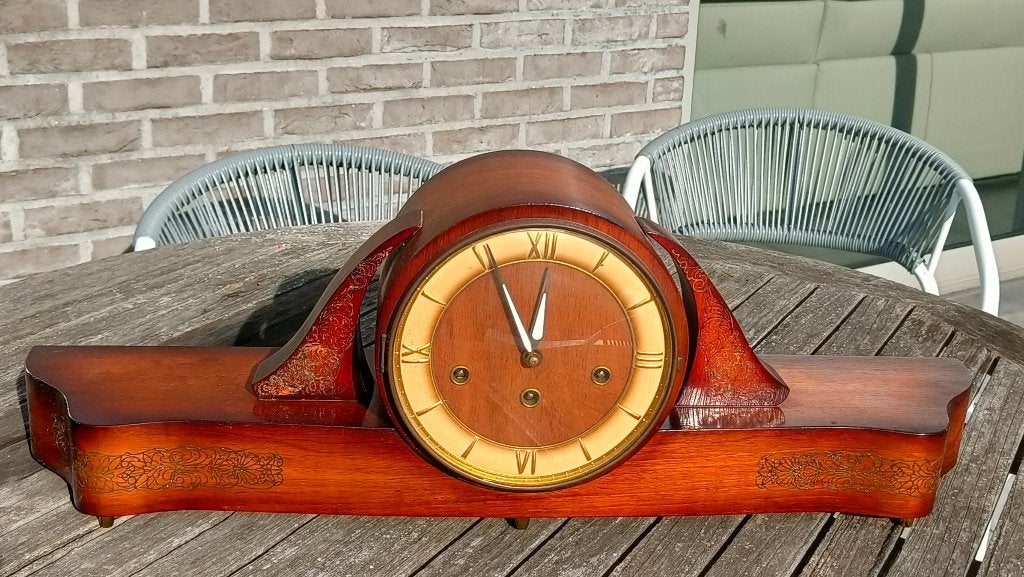 Oude schoorsteenklok, Antiek en Kunst, Ophalen