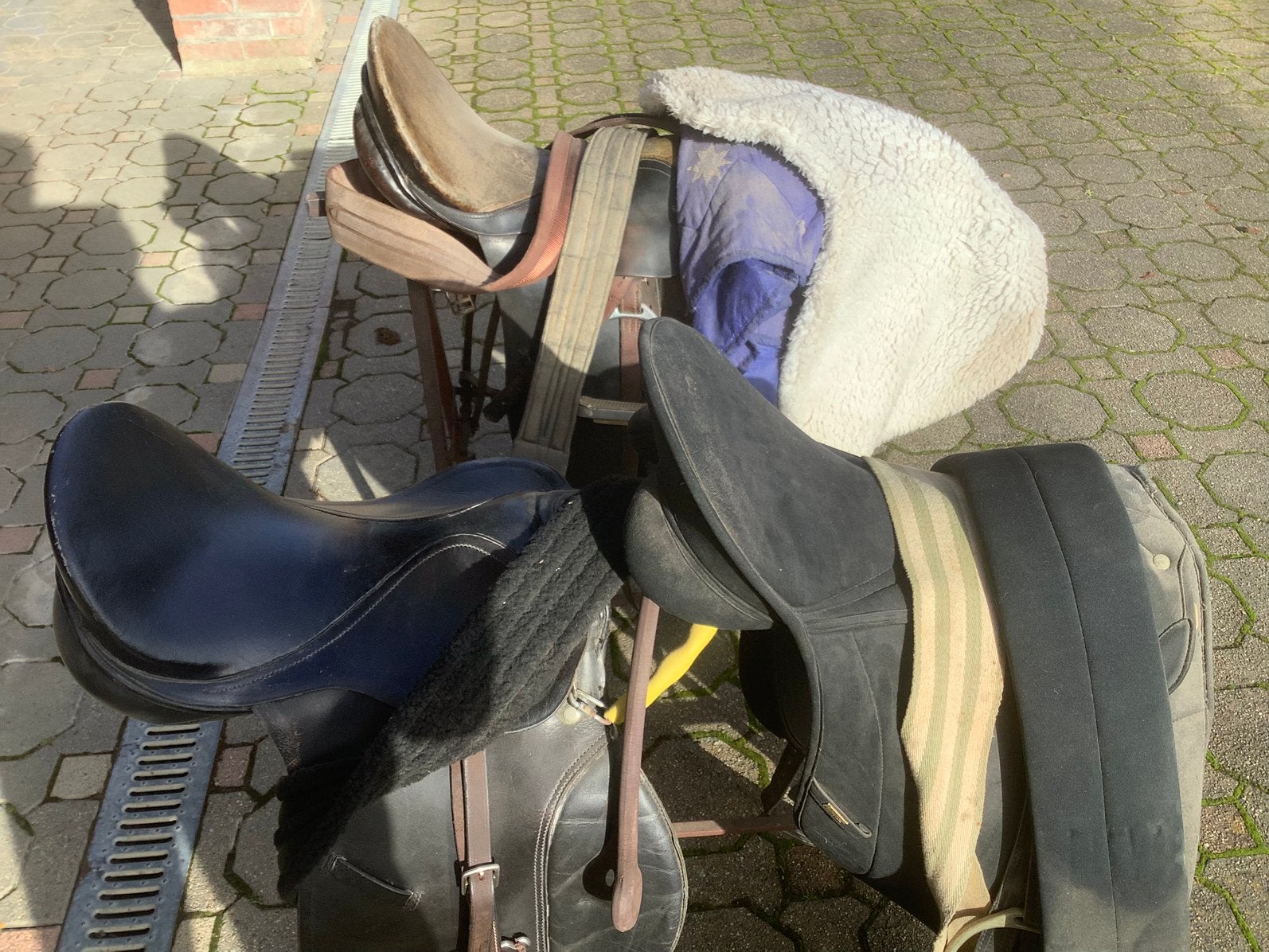 3selles chevaux plus beaucoup d’accessoires, Animaux & Accessoires, Enlèvement, Utilisé