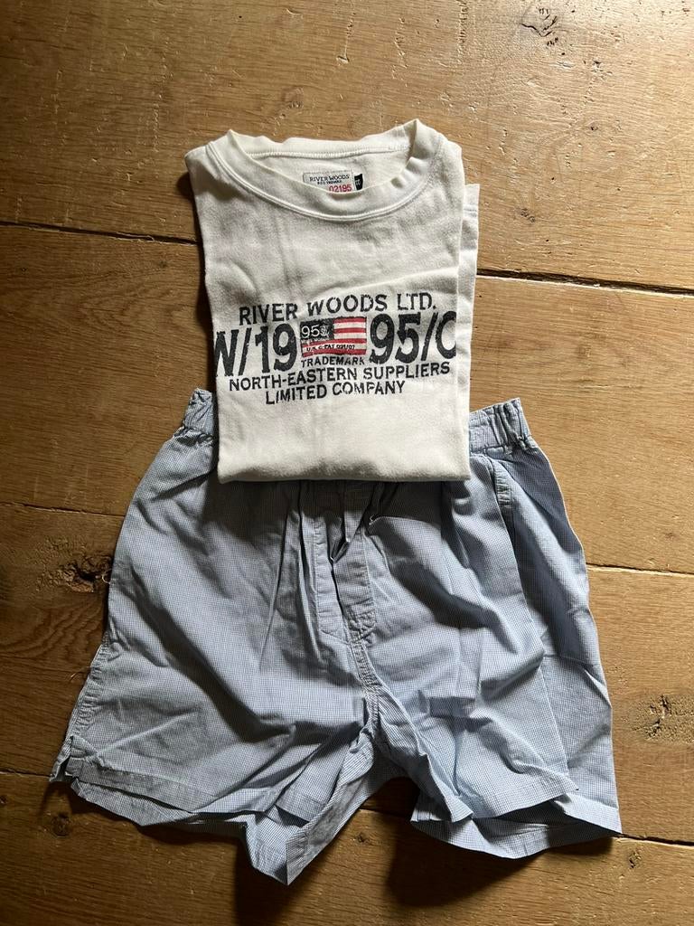 Pyjama River Woods 10 jaar, Enlèvement, Comme neuf, Garçon, Vêtements de nuit ou Sous-vêtements