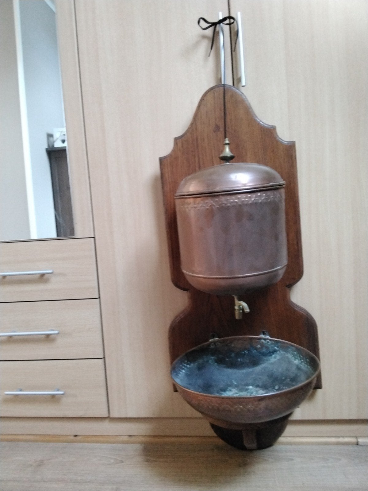waskom, Ophalen, Koper