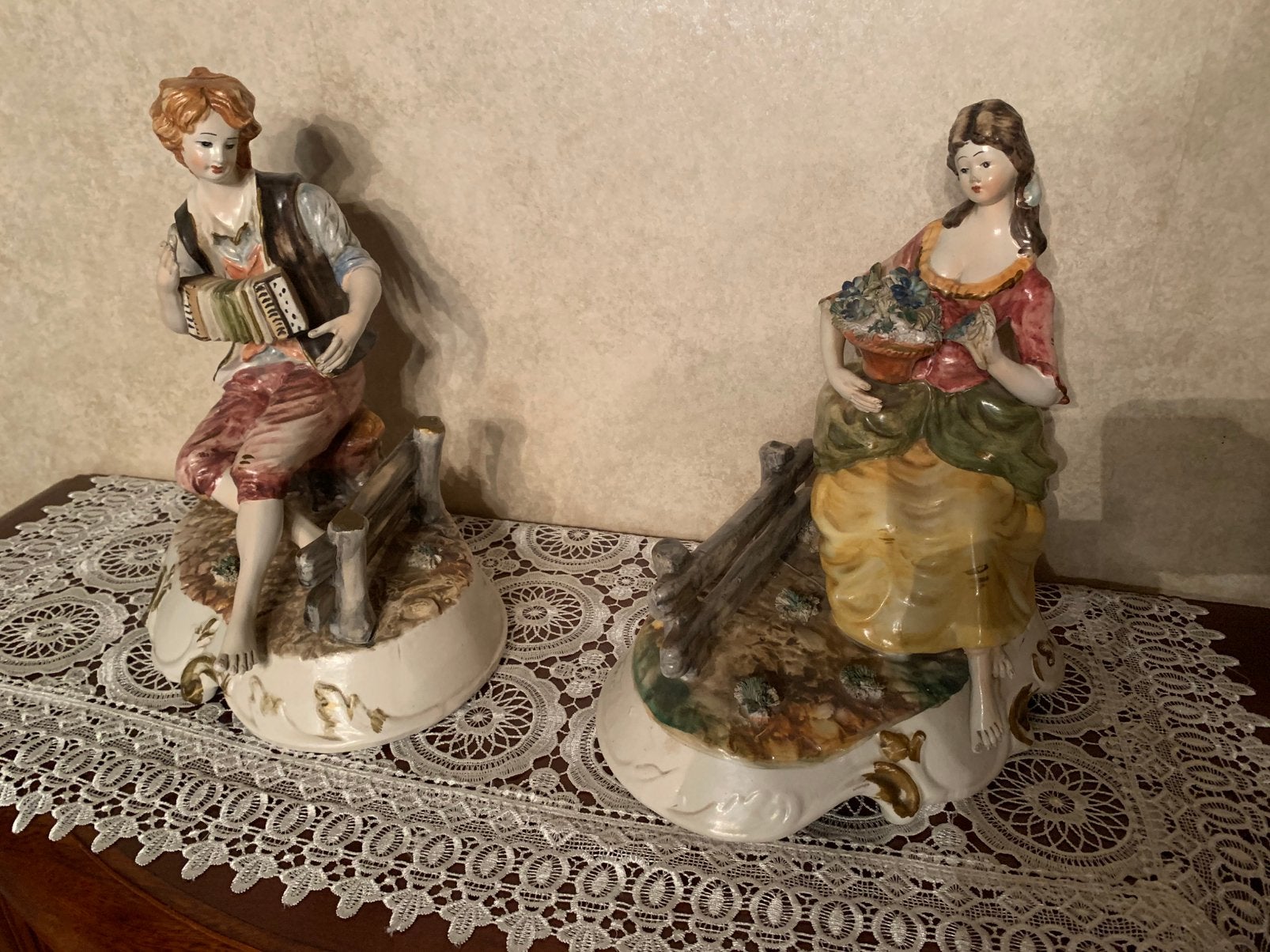 Italiaanse Capodimonte beelden, Antiek en Kunst, Ophalen