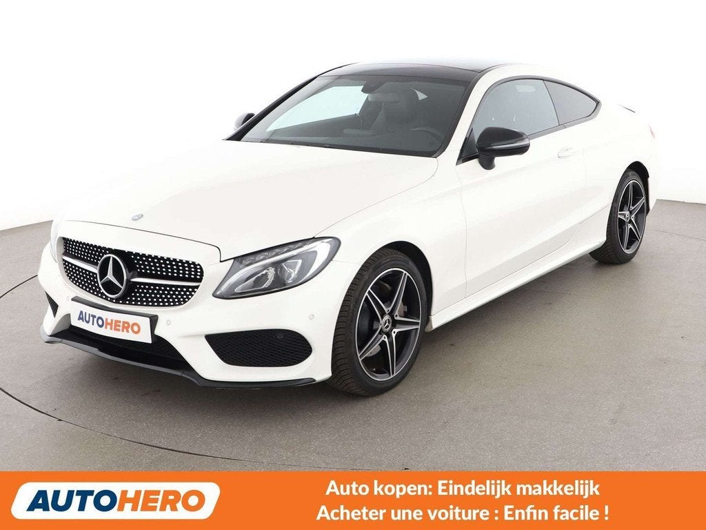 Mercedes-Benz C-Klasse 180 C 180 AMG Line (automatique), Cuir, Achat, Interruption de démarrage, 2 portes
