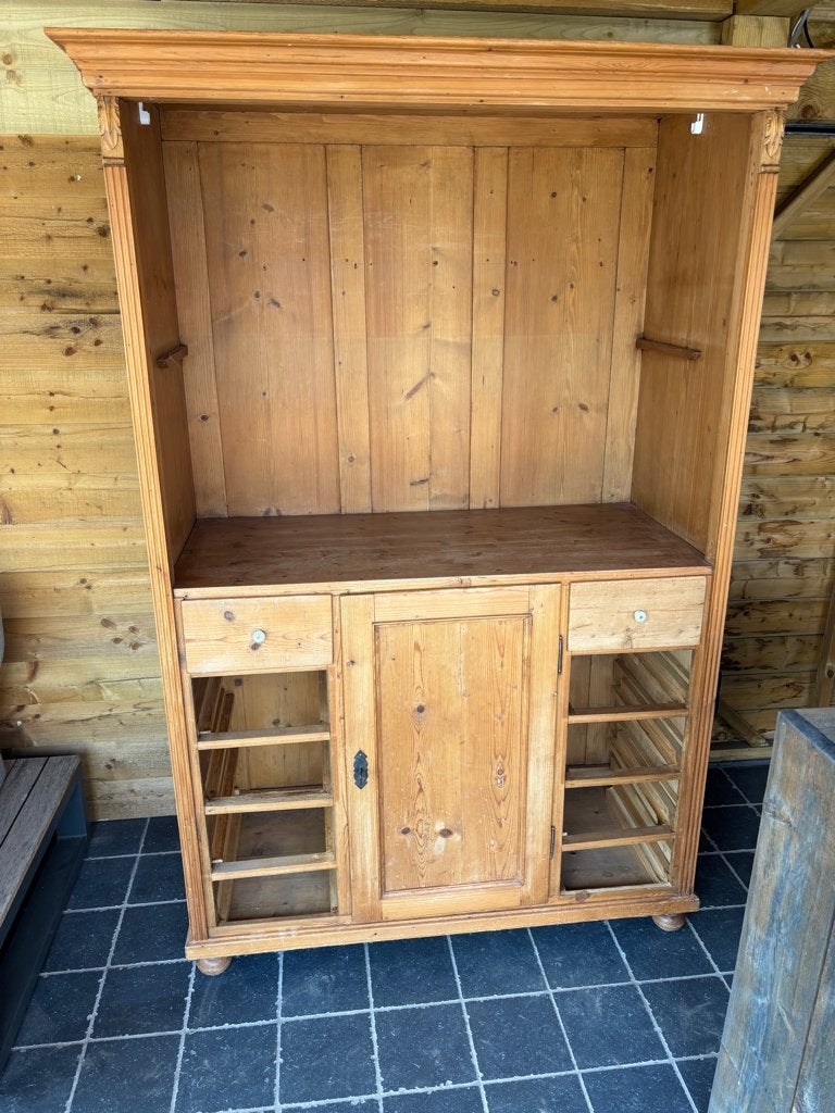 houten buffetkast, Maison & Meubles, Armoires | Buffets, Avec tiroir(s), 100 à 150 cm, Utilisé, Pin