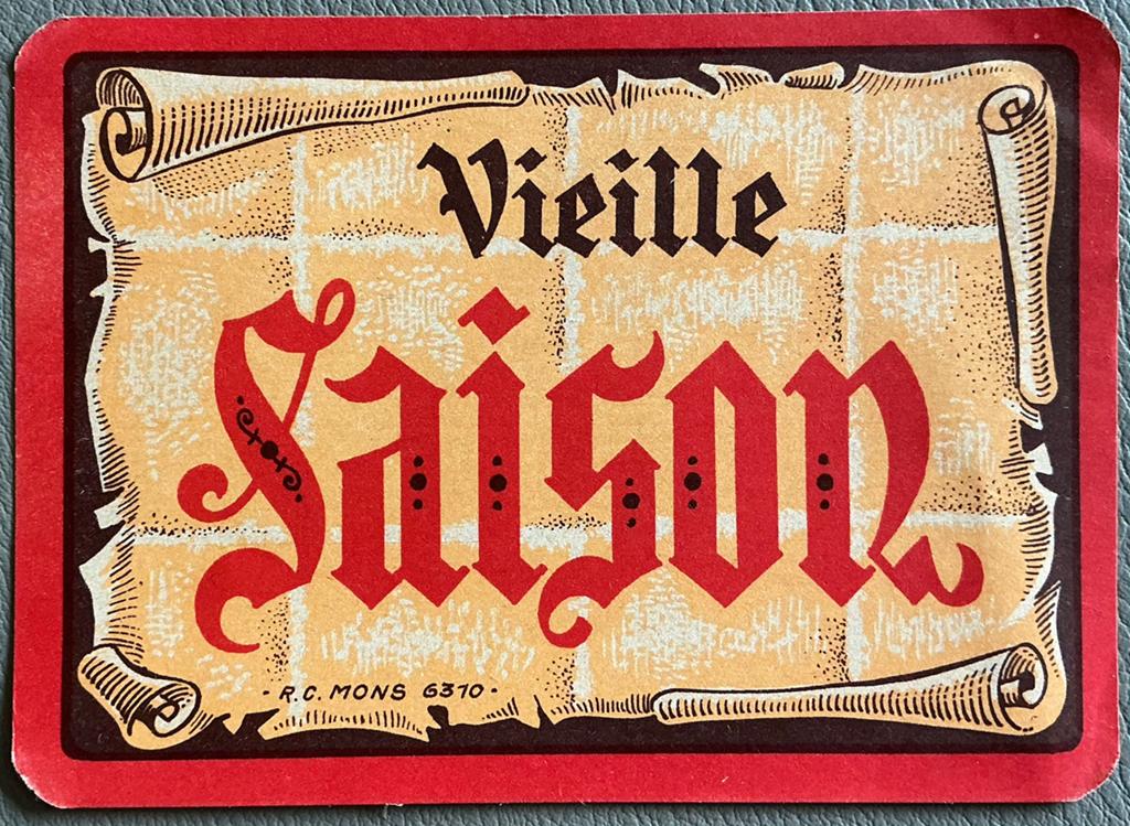 VIEILLE SAISON/bieretiket, Ophalen of Verzenden, Zo goed als nieuw, Overige typen, Overige merken
