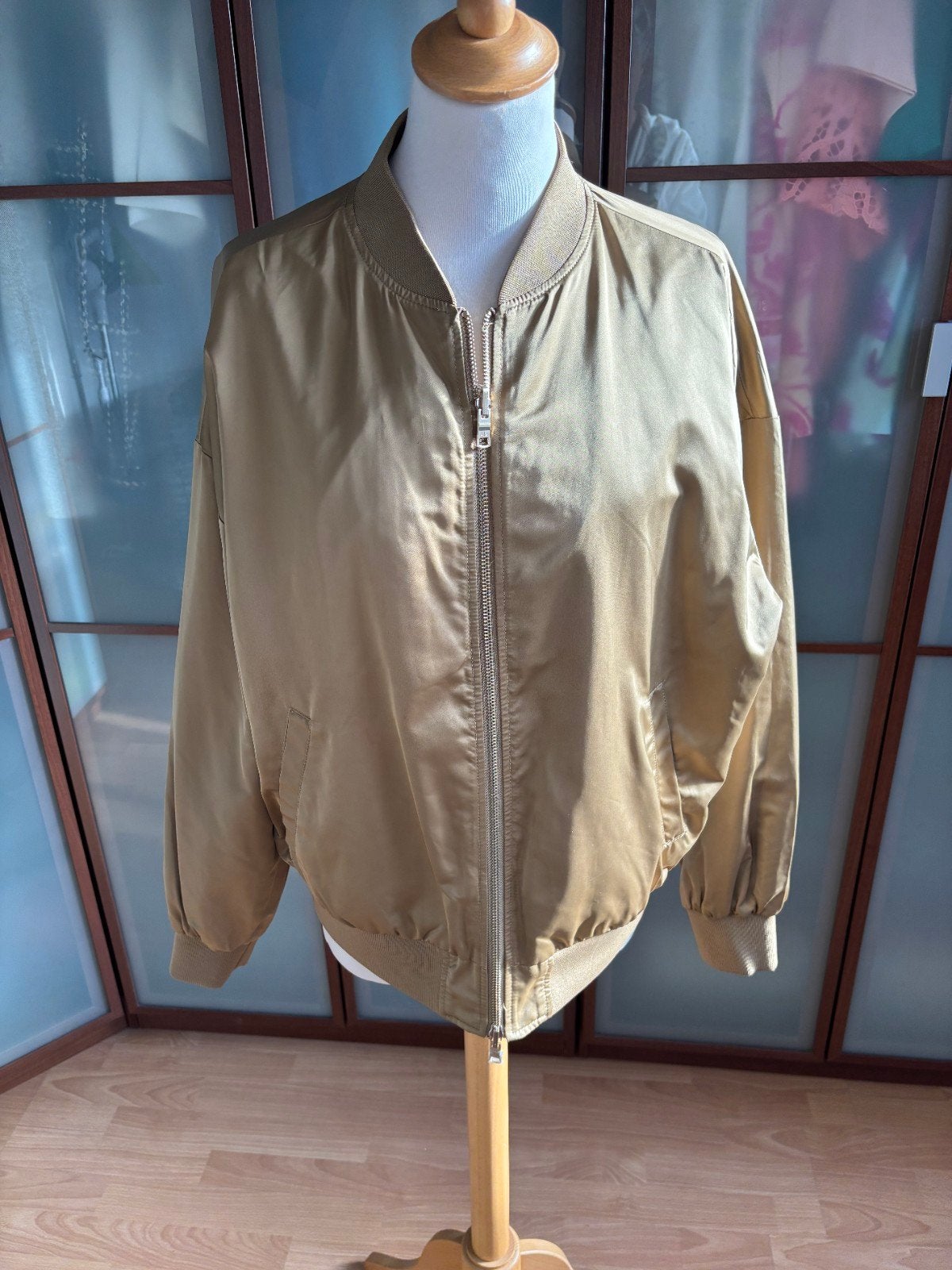 Armani Exchange bomber jas kan je dubbelzijdig dragen uni, Kleding | Dames, Ophalen of Verzenden, Maat 38/40 (M)