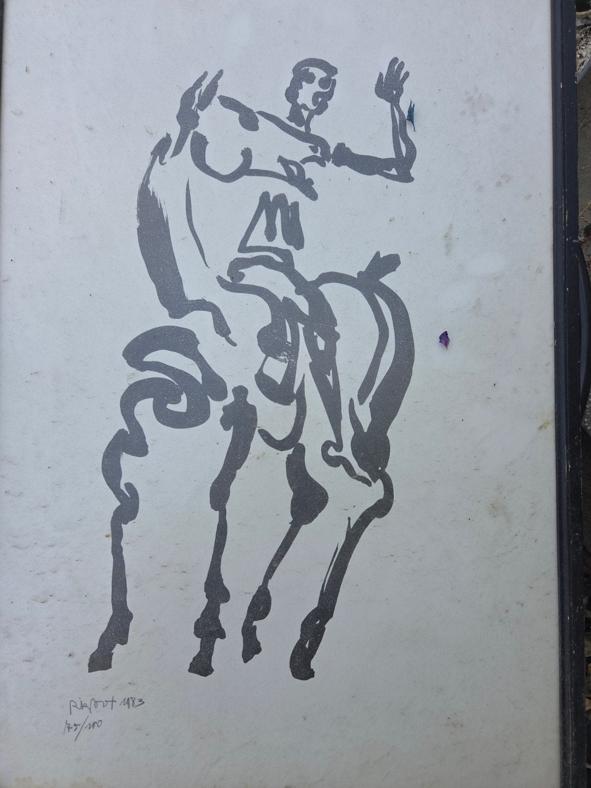 Lithografie Rik Poot beperkte oplage, Enlèvement, Lithographie