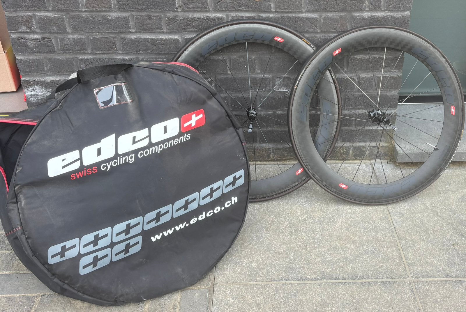 ROUES CARBONE A DISQUE EDCO GESERO LIGHT, Vélos & Vélomoteurs, Enlèvement ou Envoi, Comme neuf, Roue, Carbone