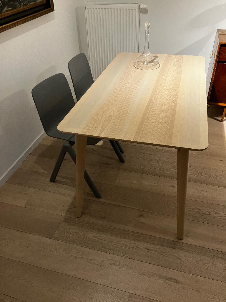 Table à manger 4 places bois (IKEA), 100 à 150 cm, Quatre personnes, Enlèvement, Utilisé