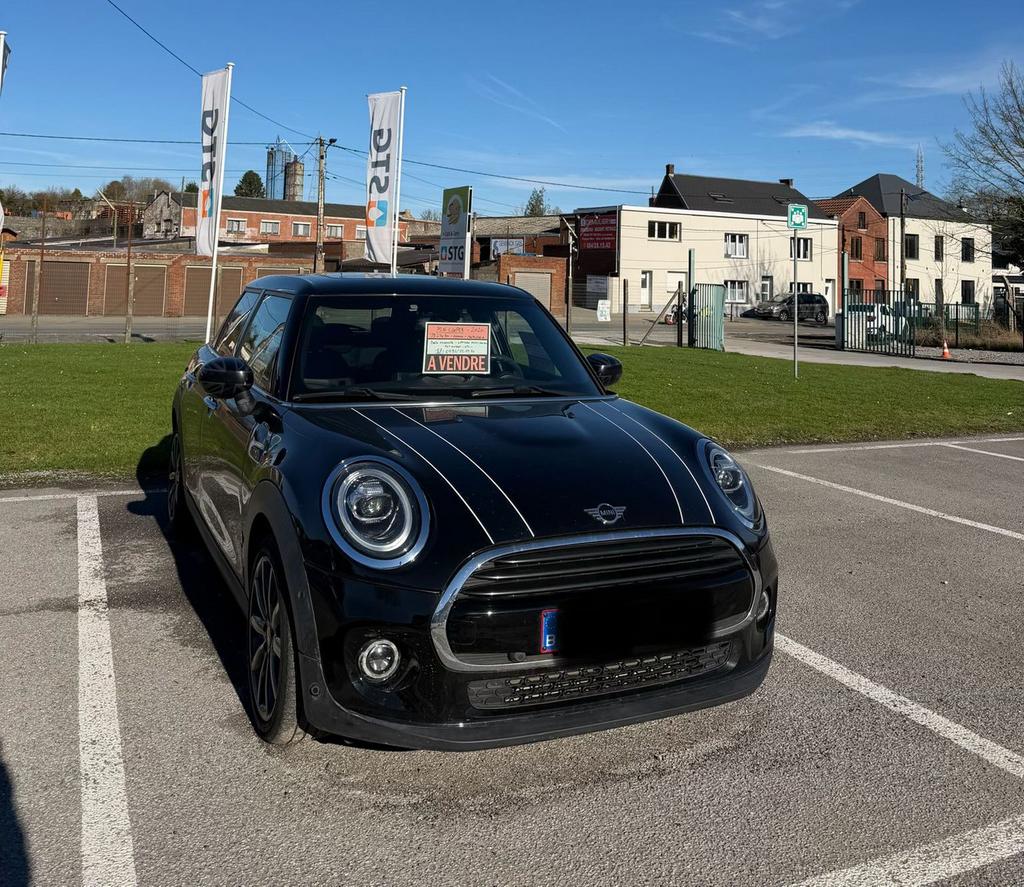 Mini Cooper 2020 1.5 cm3 essence, Auto's, Mini, Zwart, Zwart, Bedrijf, 3 cilinders