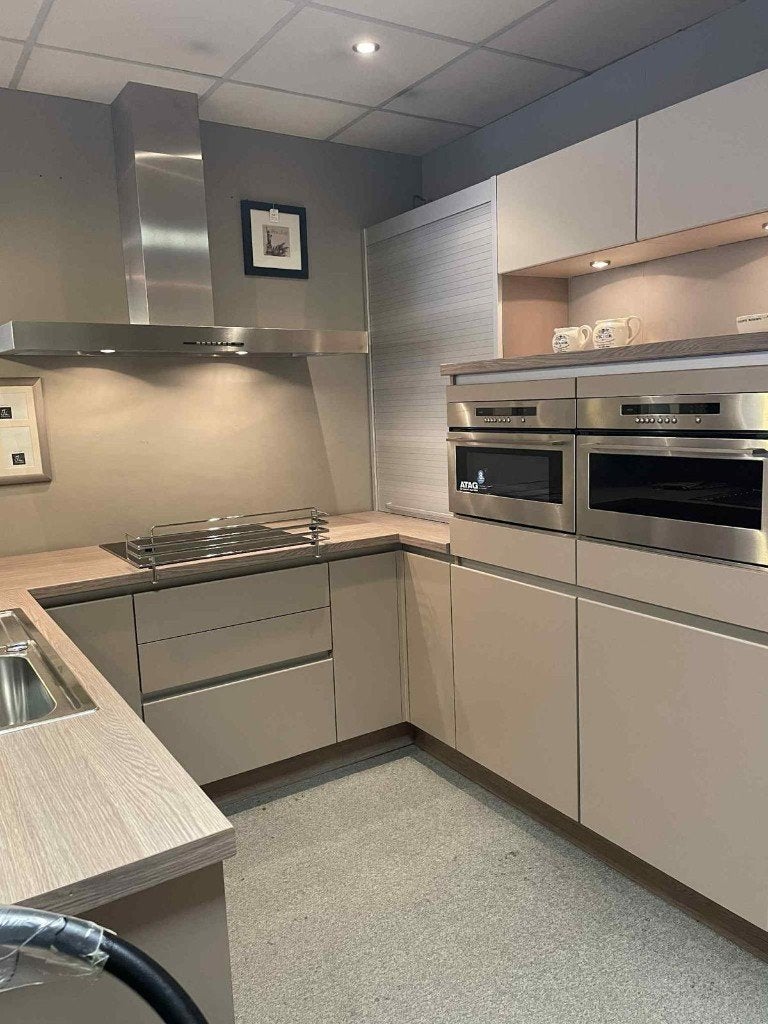 Nouvelle cuisine avec appareils électroménagers gratuits, Autres marques, Enlèvement, Neuf, Beige