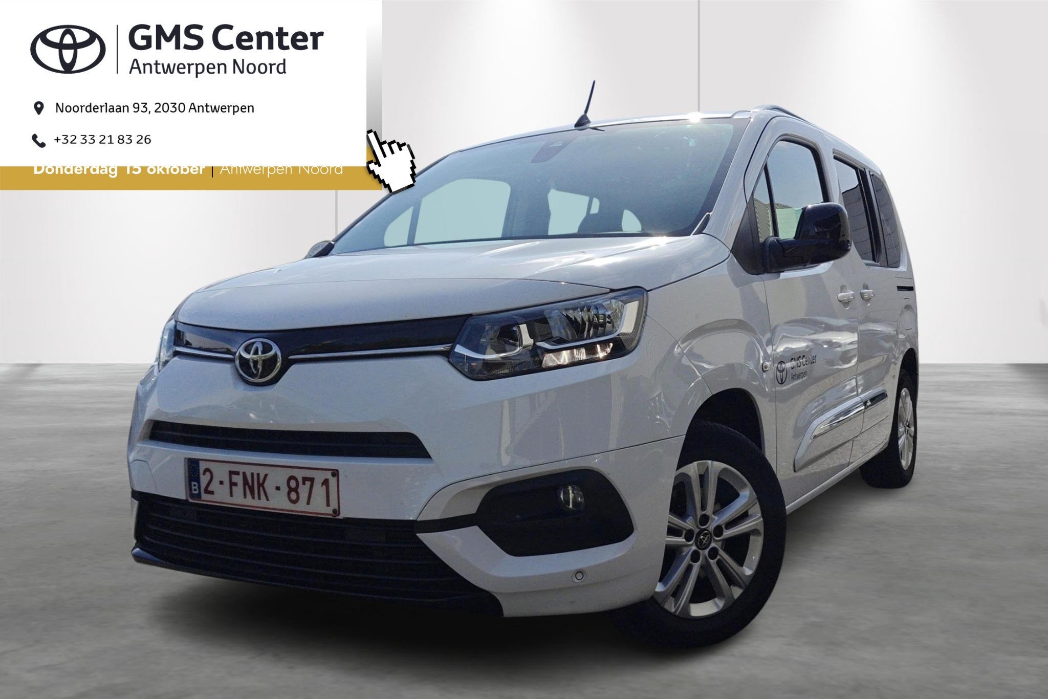 Toyota Proace City Verso 1.5D 75kW SWB Shuttle - DEMO, Autos, 75 kW, Achat, 5 portes, 1200 kg