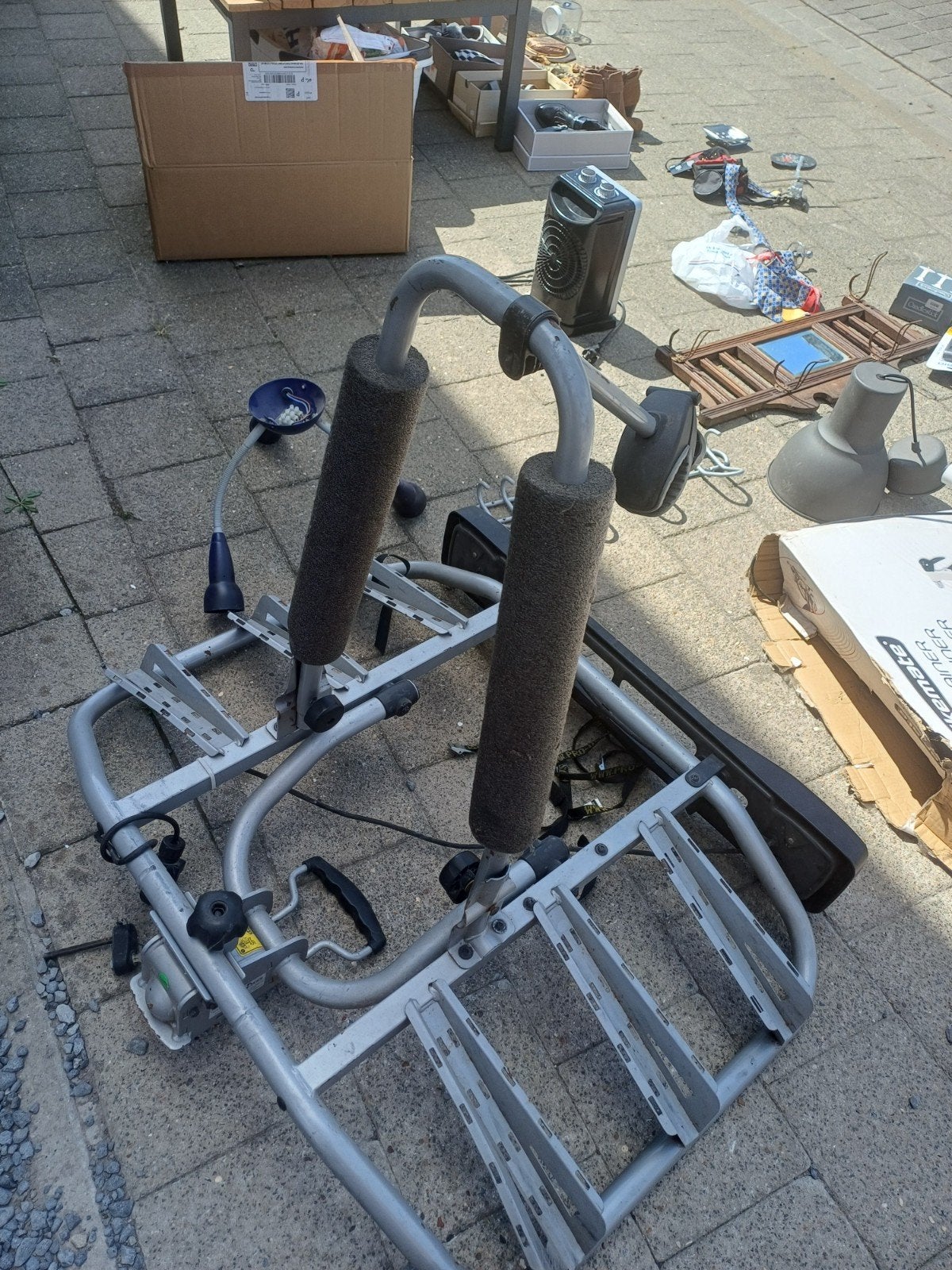 Fietsbagagerek, Ophalen