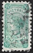 1 Postzegel Victoria(Australië) 1901 Koningin Victoria (II), Timbres & Monnaies, Timbres | Océanie, Enlèvement ou Envoi, Affranchi