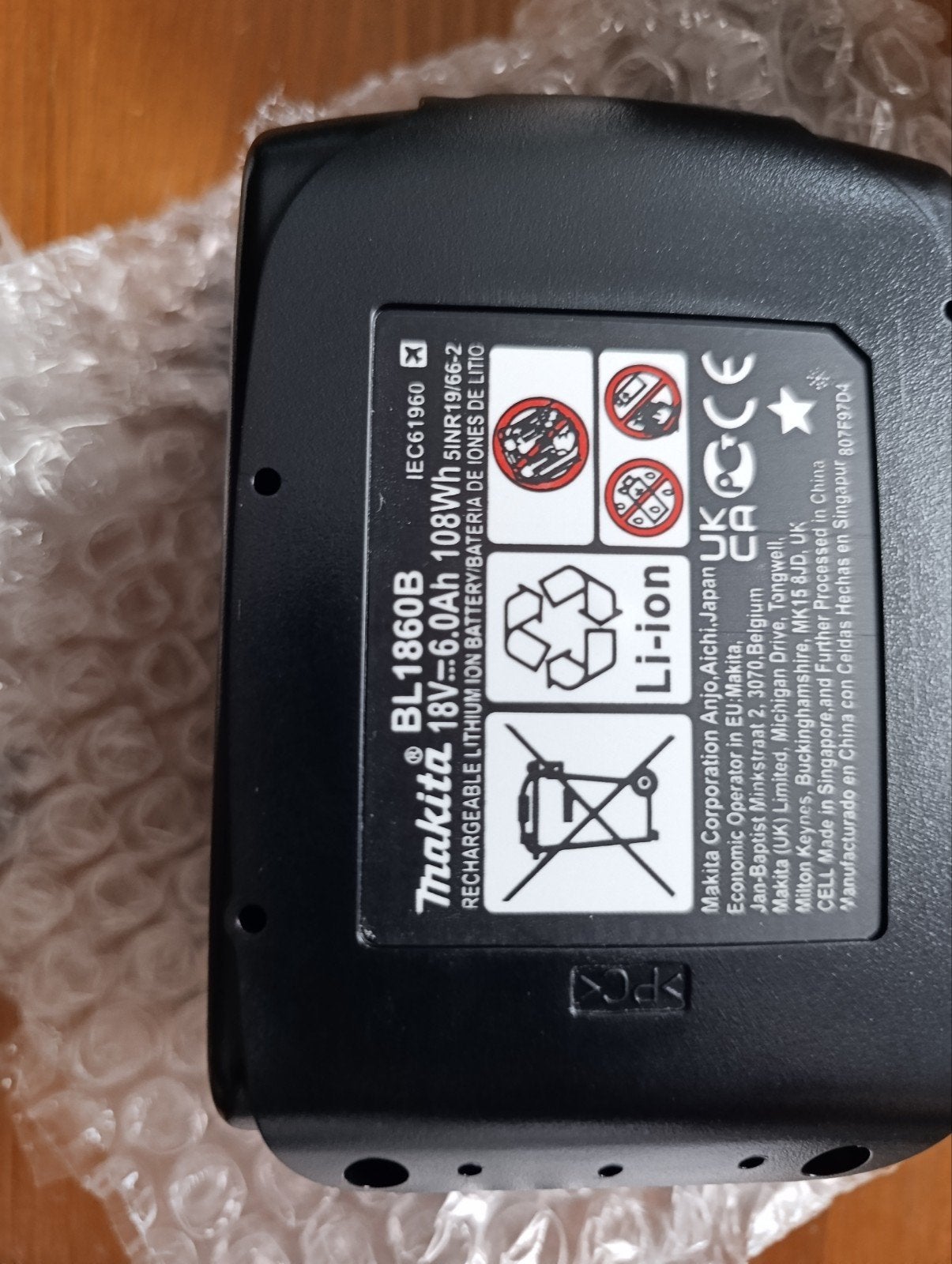 Batterie makita 18V 6ah (neuf!), Enlèvement ou Envoi