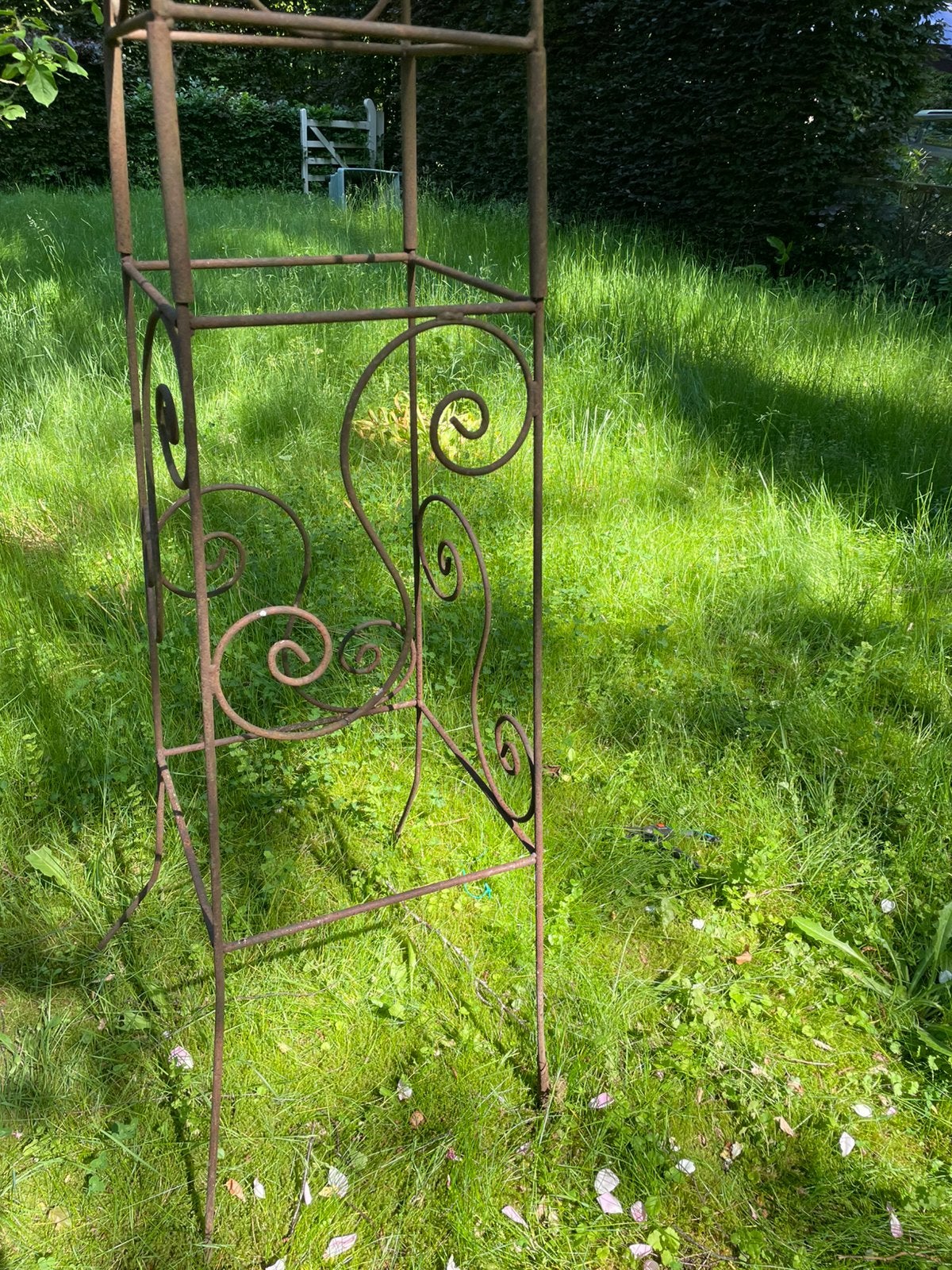 Ijzeren tuinornament, Ophalen, Gebruikt, IJzer, Sierhekwerk