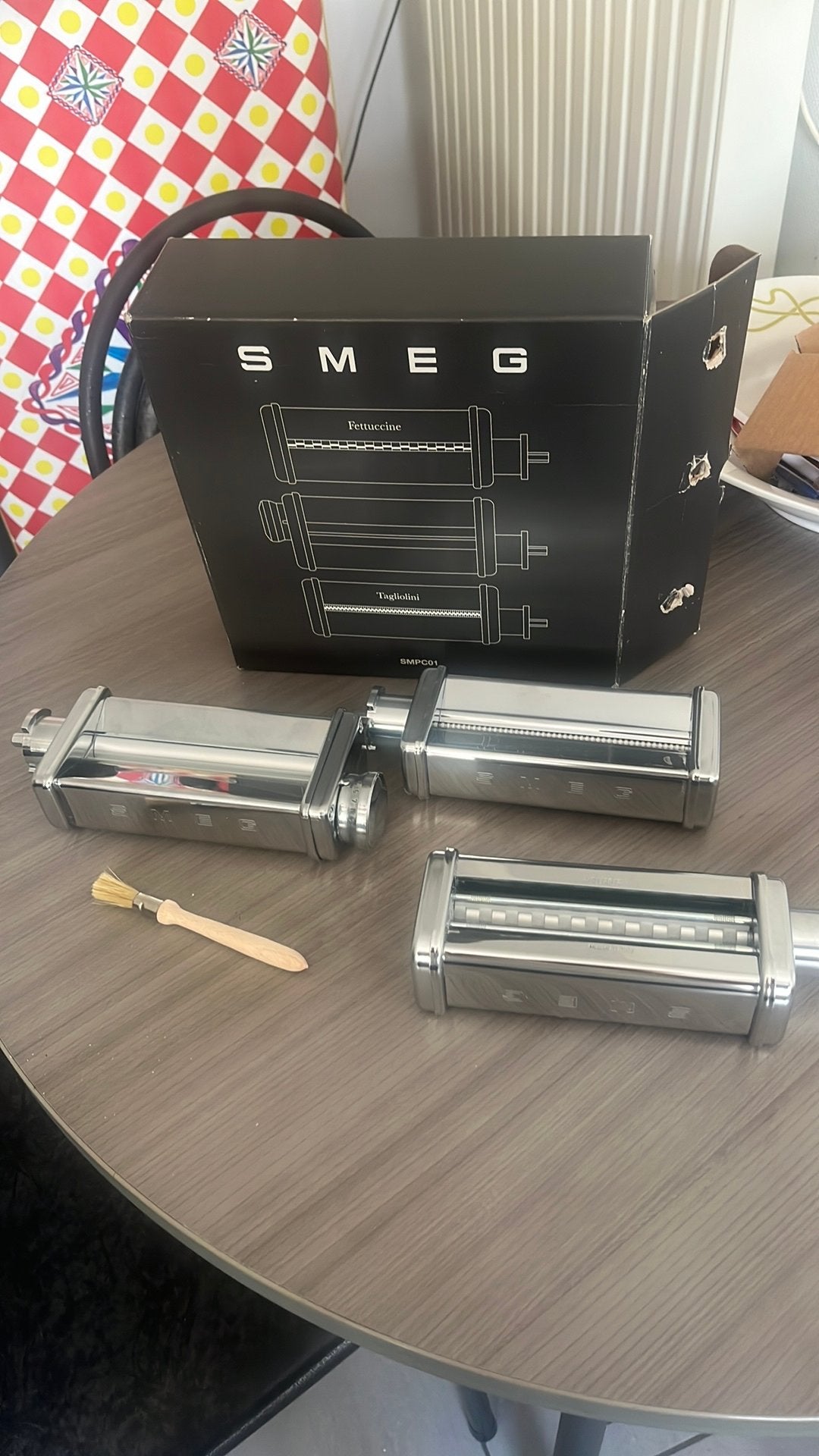 Smeg pasta roller & cutter set SMPC01, Maison & Meubles, Enlèvement, Smeg