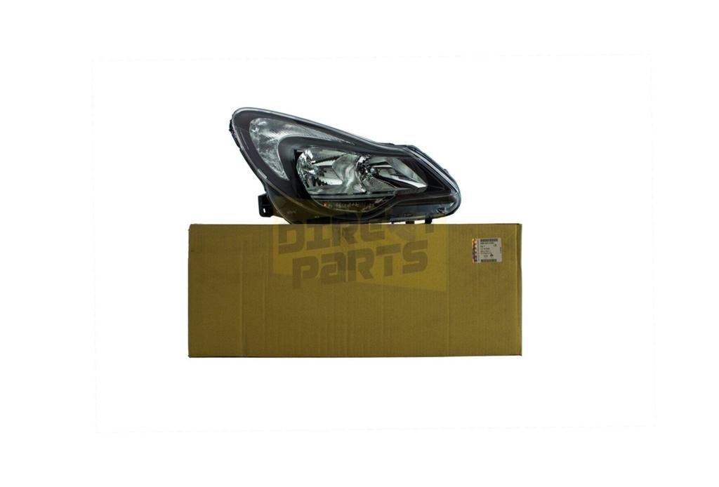 Opel Corsa D Koplamp Rechts zwart Origineel! 95510688, Auto-onderdelen, -, Verzenden, -, Opel