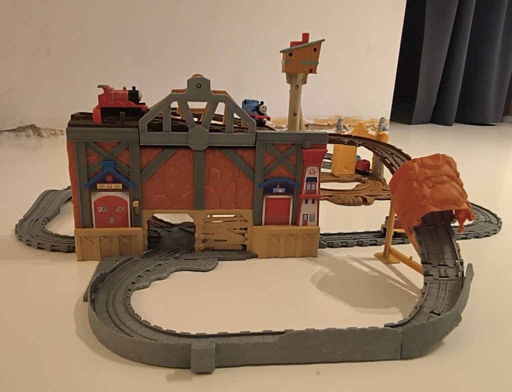 Fisher-Price Thimas & Friends Take-n-Play, Ophalen, Zo goed als nieuw, Speelset