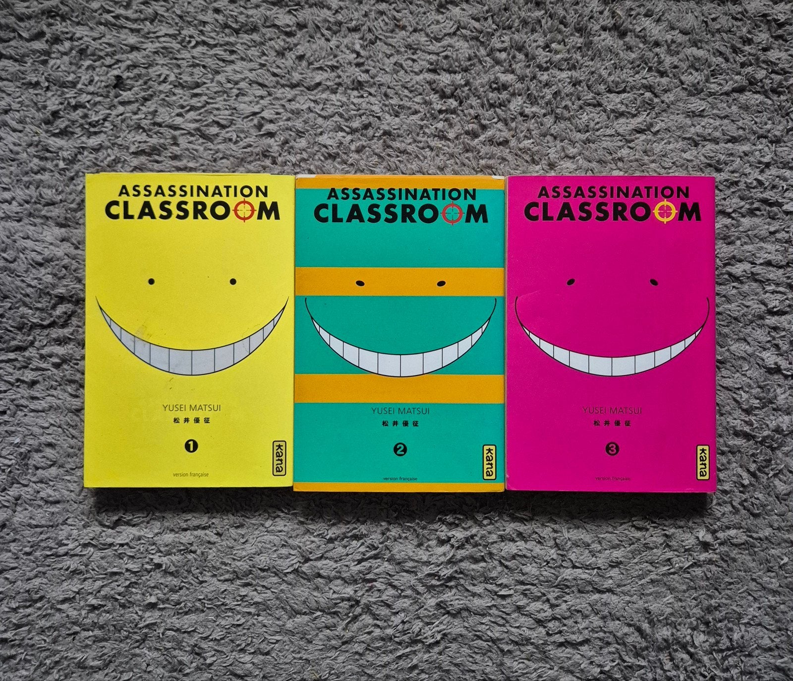 Lot Mangas Assassination Classroom – Tomes 1 à 3, Livres, Neuf, Enlèvement ou Envoi, Yūsei Matsui, Plusieurs comics