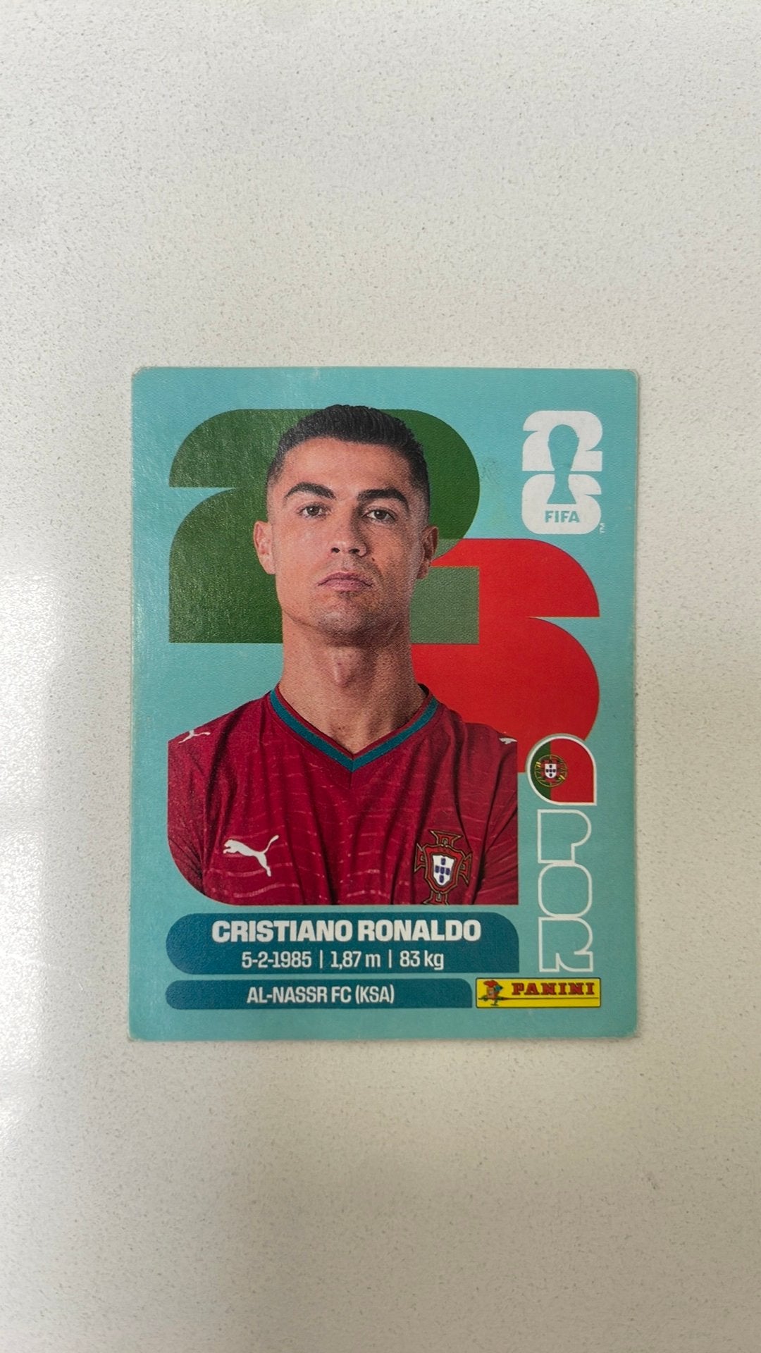 Sticker WK voetbal Ronaldo Por 15, Verzamelen, Ophalen of Verzenden, Zo goed als nieuw