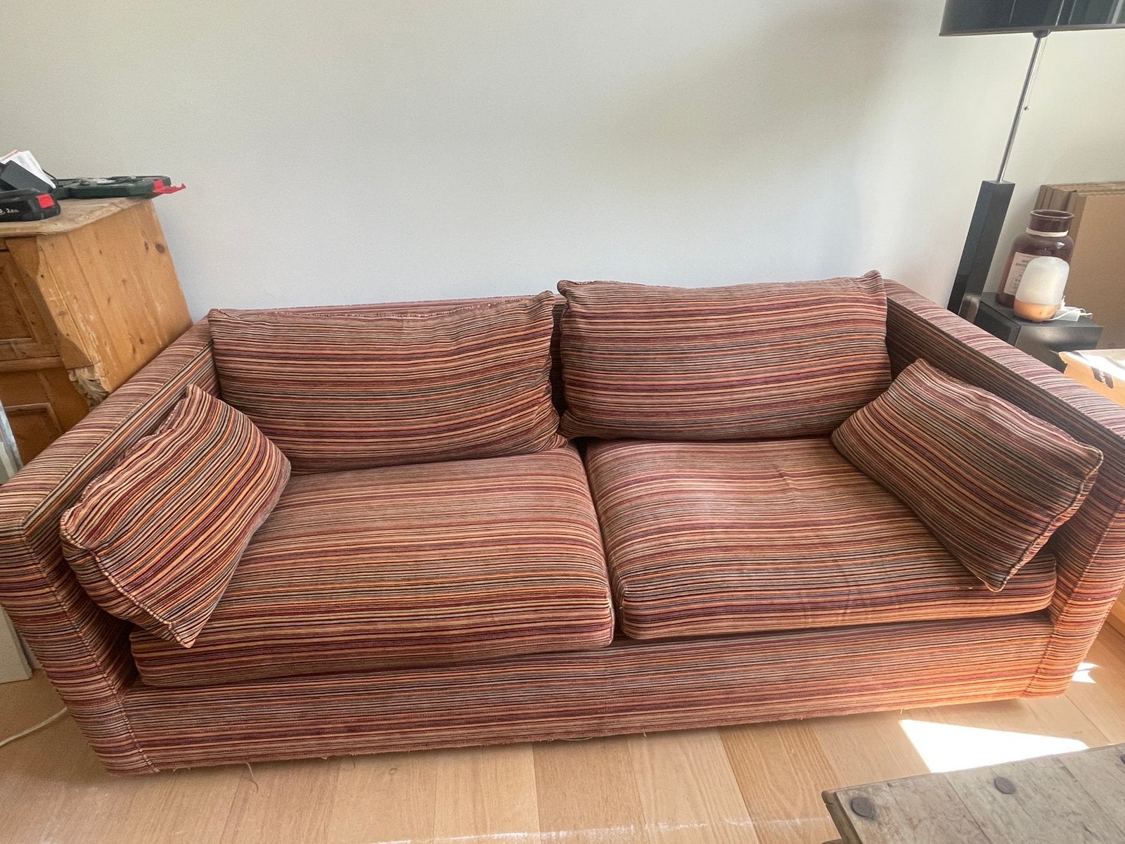 Canapé en tissu, 75 à 100 cm, Enlèvement, Utilisé, 150 à 200 cm