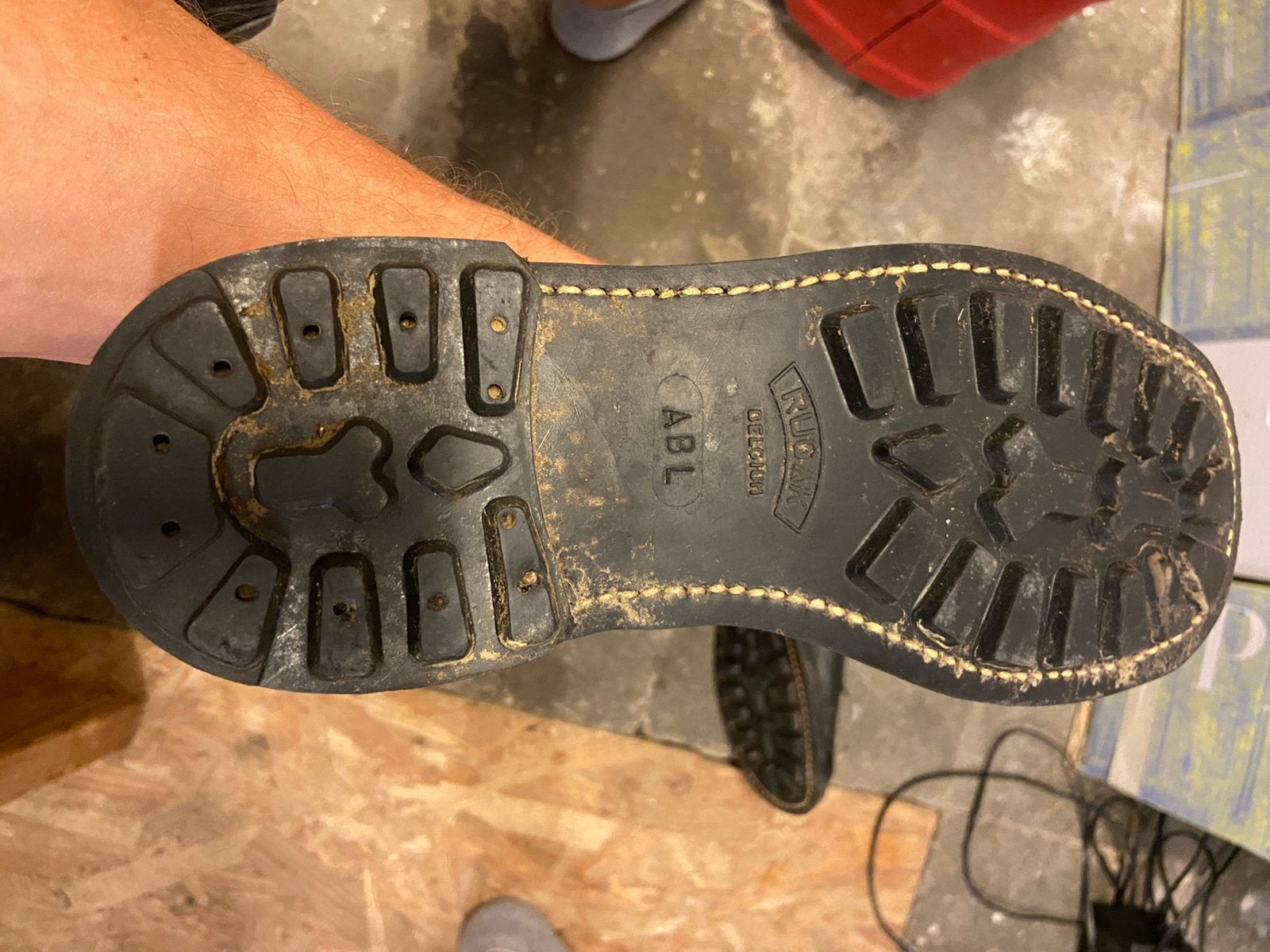 ABL chaussures en cuir de l’armée belge, Enlèvement, Comme neuf