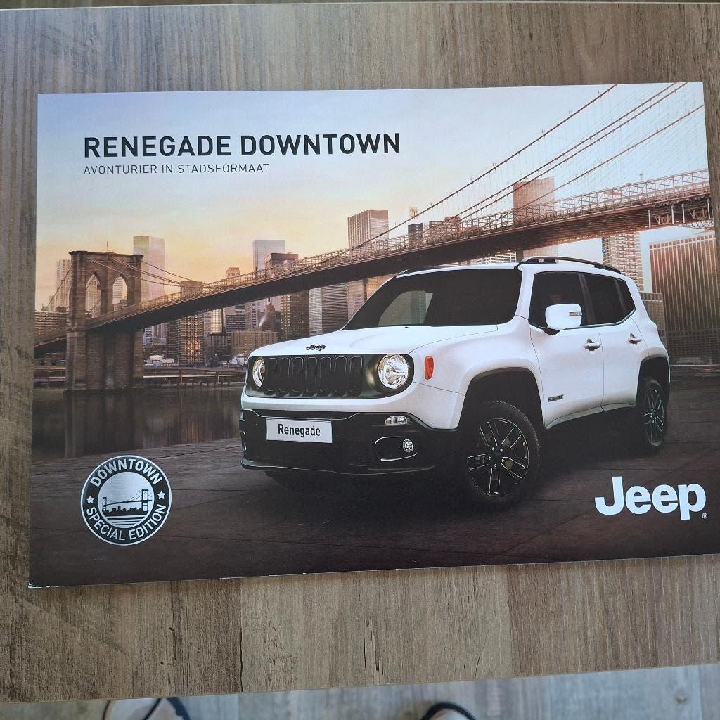 JEEP  RENEGADE DOWNTOWN   2016, Boeken, Ophalen of Verzenden, Nieuw, Overige merken