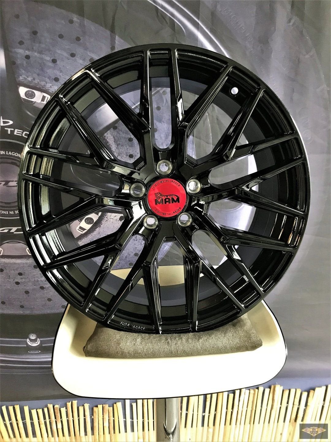 19 inch 5x108 Volvo / Ford MAM Velgen Nieuw (Glanzend Zwart), Neuf, Véhicule de tourisme, -, 19 pouces